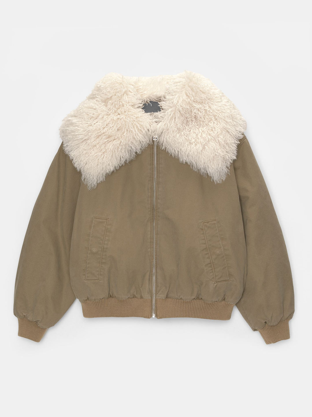 Moudda PULL & BEAR - Veste Bomber Poil Bouclé Col - Tunisie 2