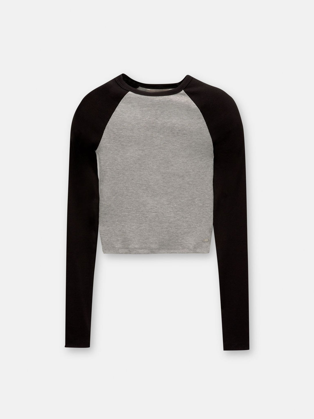 Moudda PULL & BEAR - T-Shirt Pacific Manches Raglan Gris Moyen - Tunisie 1