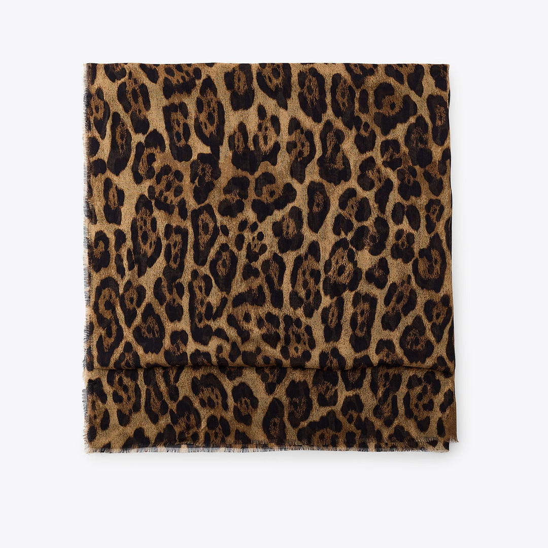 Moudda ZARA - Foulard Soie Modal - Léopard (100x195) - Tunisie 1