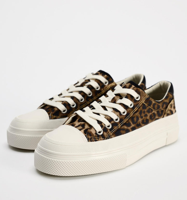 Moudda ZARA - Baskets tissu imprimé animalier - Tunisie 1
