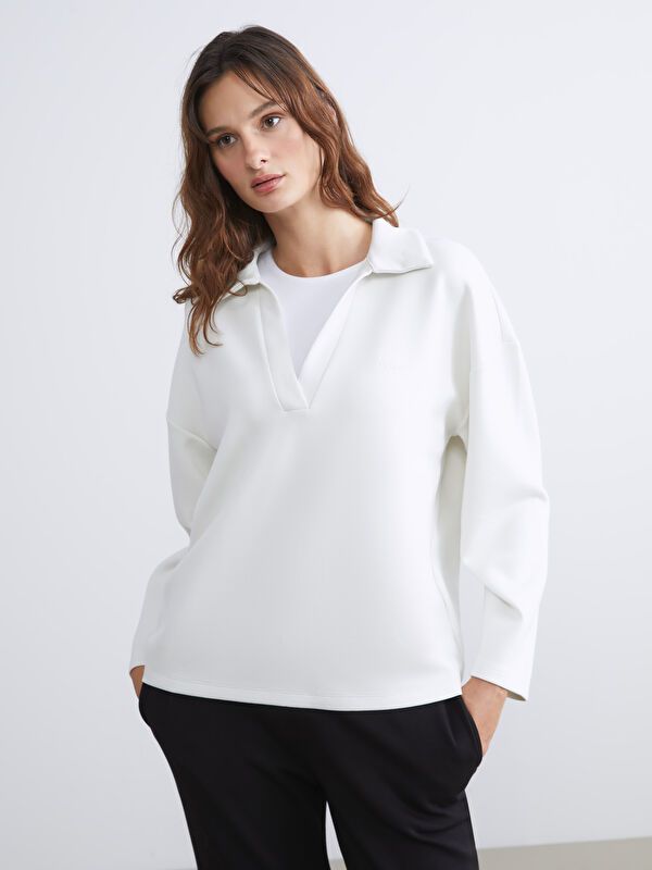 Moudda LC Waikiki - Sweatshirt jersey imprimé Femme Pierre - Tunisie 1