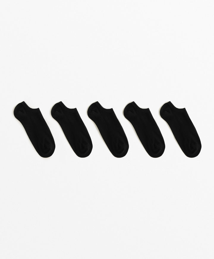 Moudda Oysho - Pack 5 Chaussettes Sport Coton - Unies - Tunisie 1