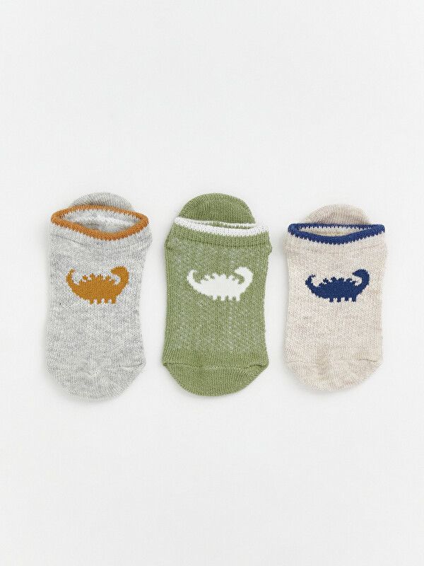 Moudda LC Waikiki - Chaussettes liner trainer (sport) pour Garçon couleur Gris mélangé - Tunisie 2