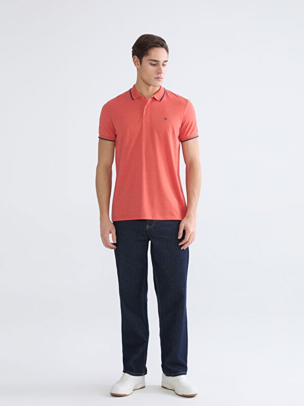 Moudda LC Waikiki - T-shirt col polo basique manches courtes en jersey pour Homme - Tunisie 2