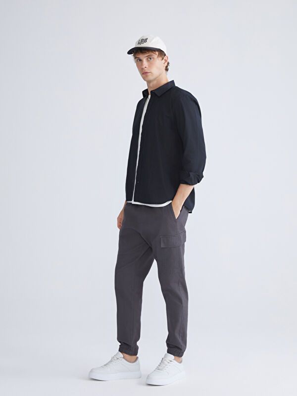 Moudda LC Waikiki - Pantalon cargo tissé Homme Anthracite - Tunisie 1