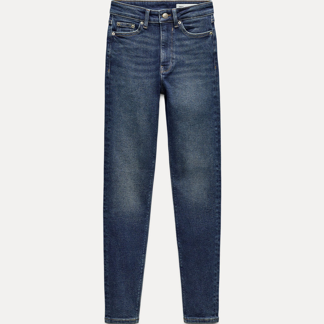 Moudda ZARA - Jean skinny taille haute bleu moyen - Tunisie 1
