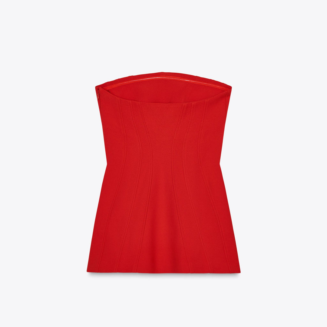 Moudda ZARA - Robe Mini Twill - Surpiqûres - Tunisie 2