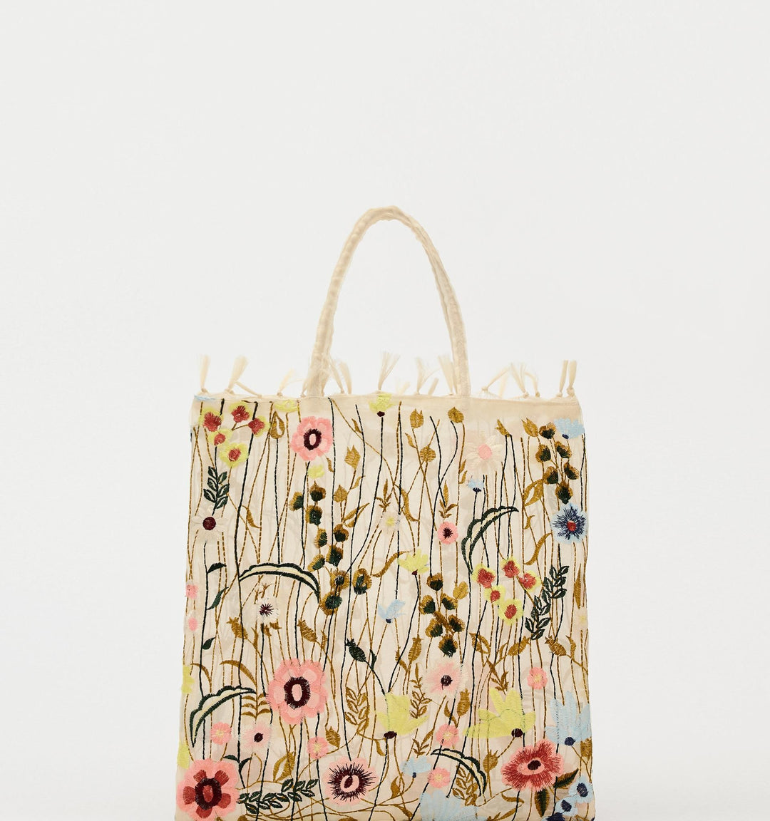 Moudda ZARA - Sac shopper tulle brodé - Tunisie 1