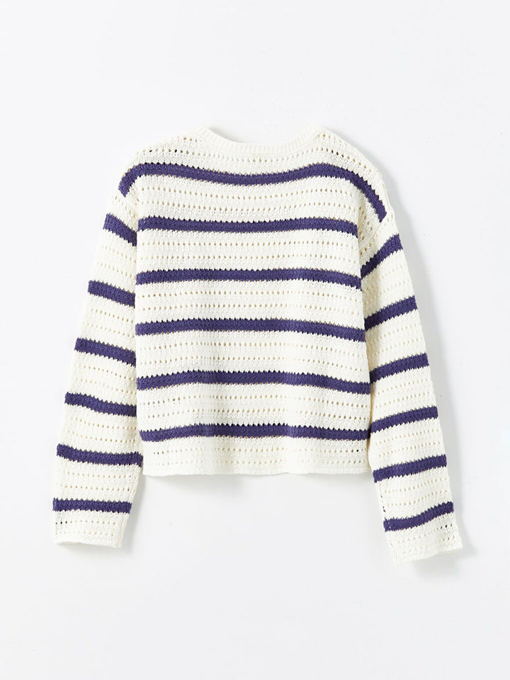 Moudda LC Waikiki - Pull en tricot Fille Marine - Tunisie 3