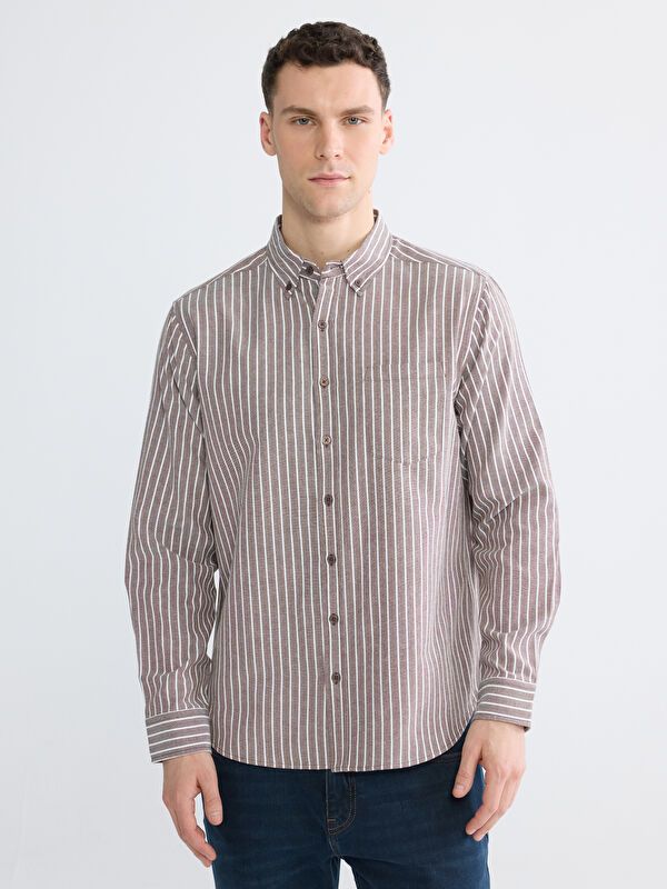 Moudda LC Waikiki - Chemise manches longues en tissu pour Homme - Tunisie 1