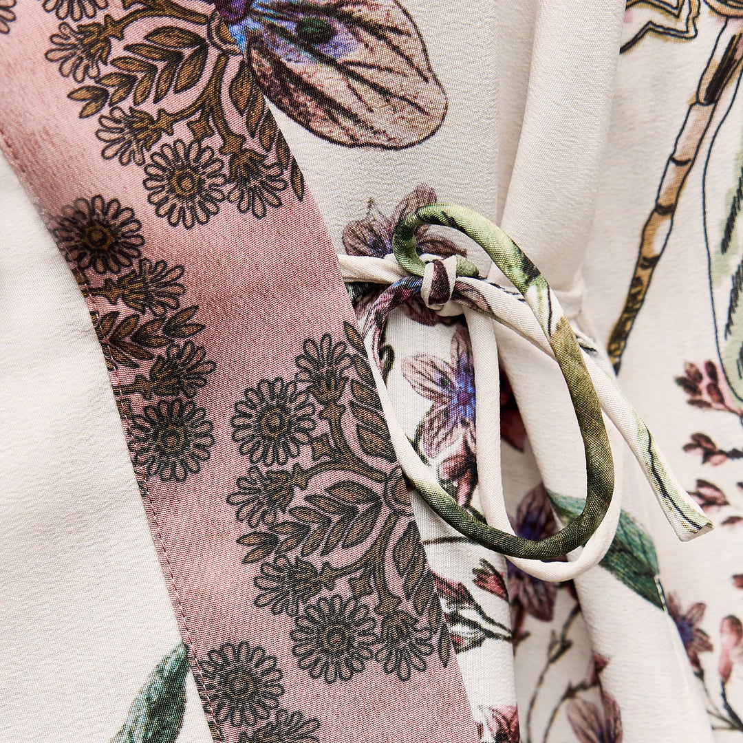 Moudda ZARA - Ensemble kimono imprimé floral grec, ceinturé - Tunisie 3