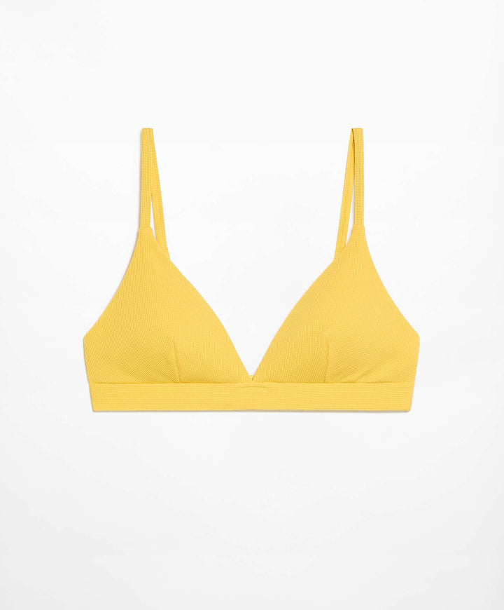 Moudda Oysho - Culotte Triangle Amovible Sans Armatures Capsule Piqué Noir - Tunisie 5