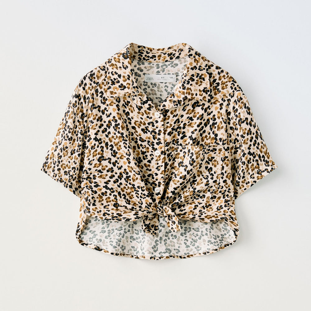 Moudda ZARA - Chemise fille imprimé animalier - Tunisie 2
