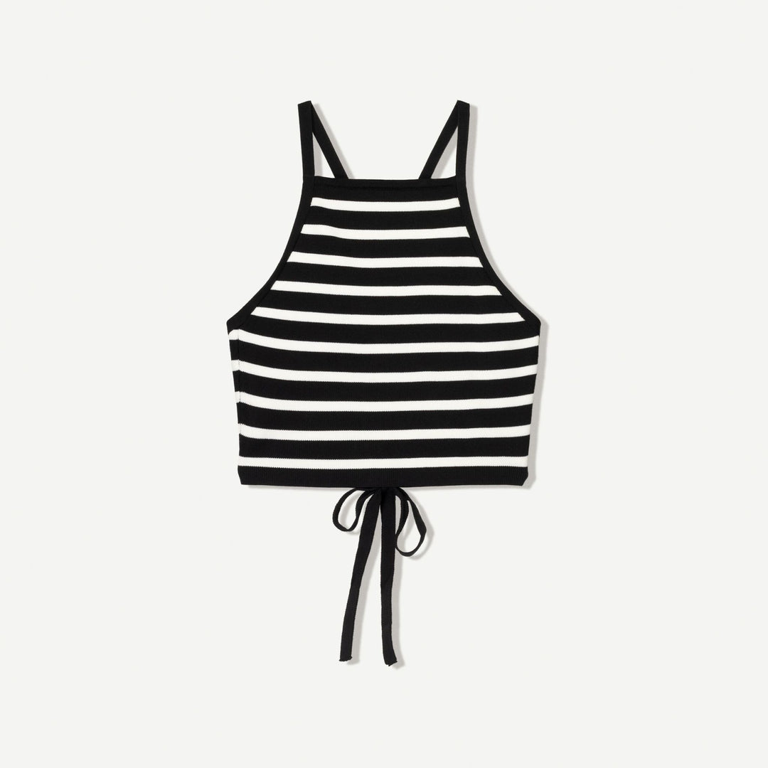Moudda BERSHKA - Top - Uni/Rayures & Halter - Tunisie 1
