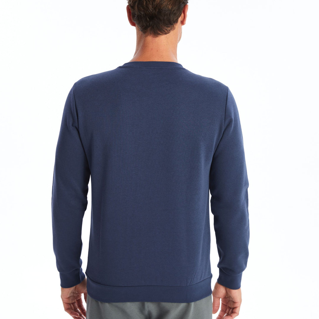 Moudda LC Waikiki - Sweatshirt jersey basique Homme Indigo - Tunisie 4