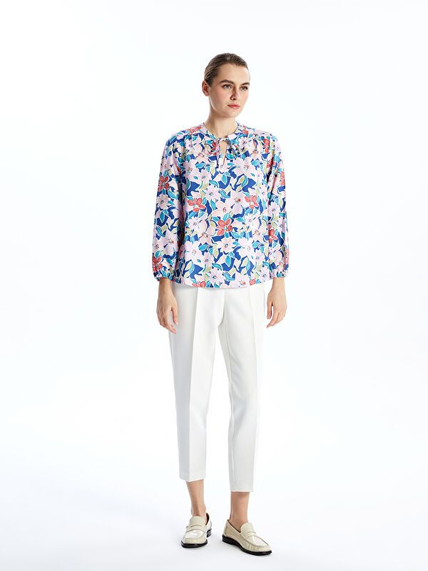 Moudda LC Waikiki - Chemisier (blouse) imprimé manches longues en tissu pour Femme - Tunisie 2