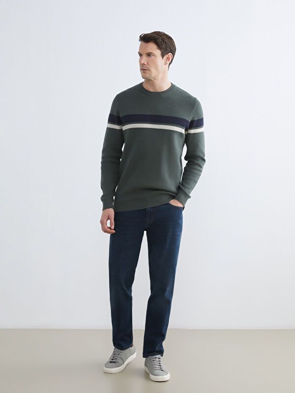 Moudda LC Waikiki - Pull rayé en tricot pour Homme - Tunisie 2