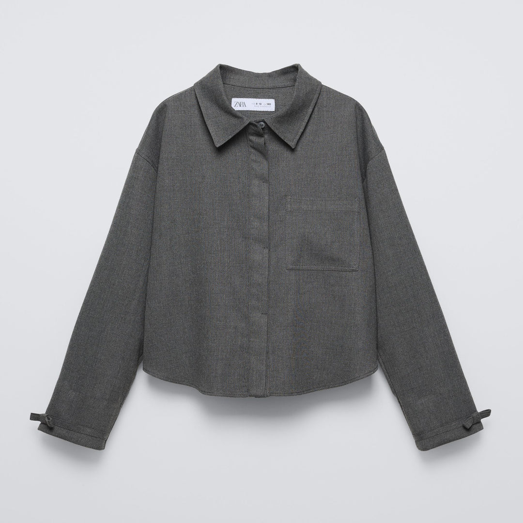 Moudda ZARA - Chemise fille petits nœuds manches courtes - Tunisie 1