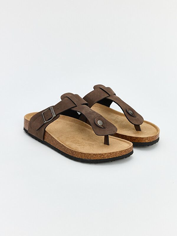 Moudda LC Waikiki - Pantoufles pour Homme couleur Marron - Tunisie 1