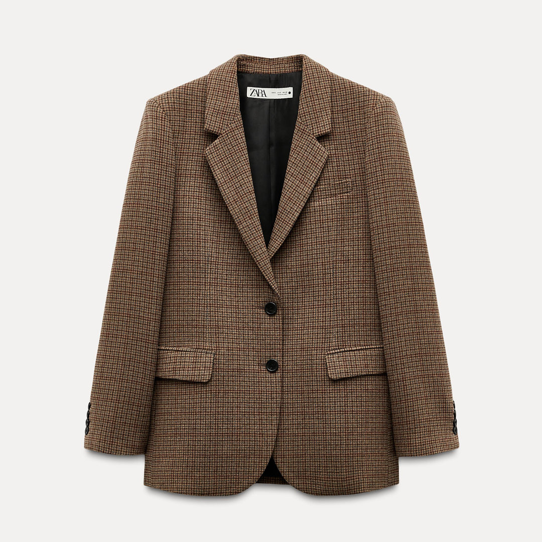 Moudda ZARA - Veste petit carreau avec laine - Tunisie 1