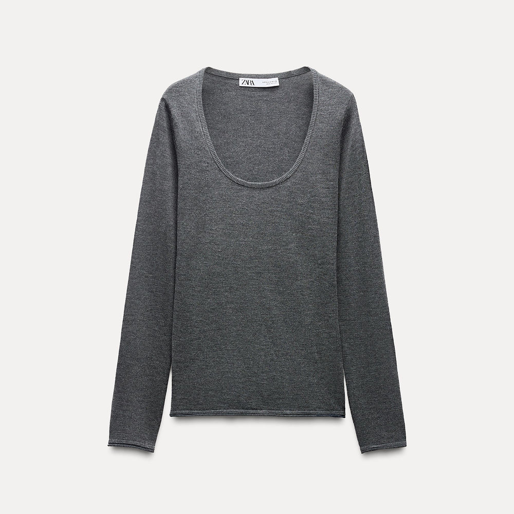 Moudda ZARA - Haut col rond en fausse laine mérinos - Tunisie 2