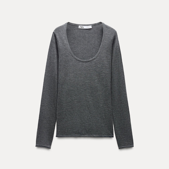 Moudda ZARA - Haut col rond en fausse laine mérinos - Tunisie 2