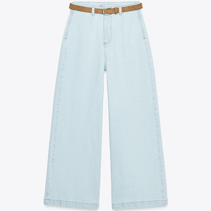 Moudda ZARA - Denim - Taille Haute, Wide Leg & Cropped - Tunisie 1