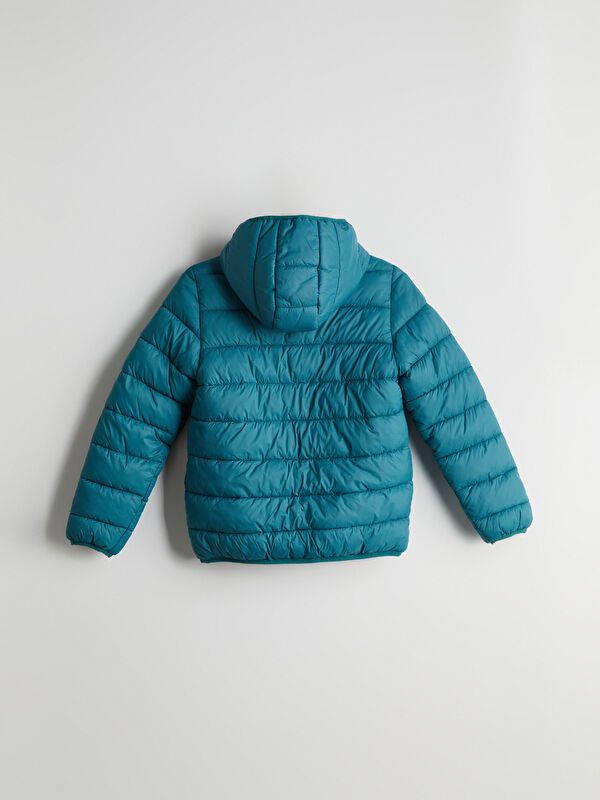 Moudda LC Waikiki - Manteau matelassé en nylon Garçon Vert terne - Tunisie 3