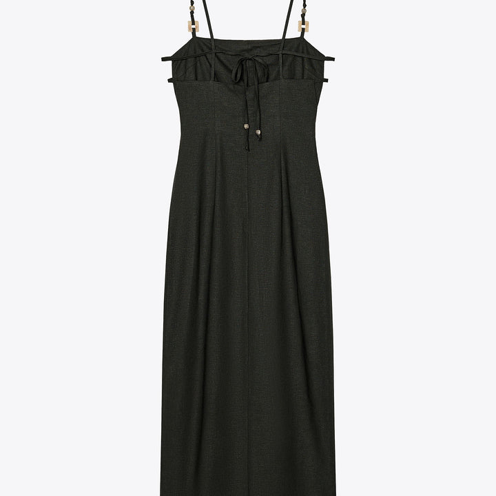 Moudda ZARA - Robe Midi Lin/Viscose - Bretelles & Pierres - Tunisie 2