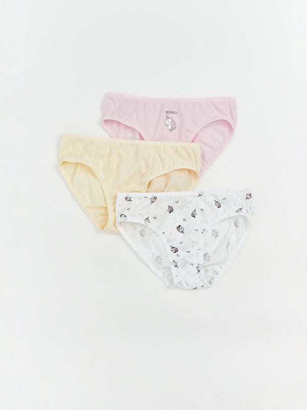 Moudda LC Waikiki - Slip jersey Fille Imprimé blanc - Tunisie 1