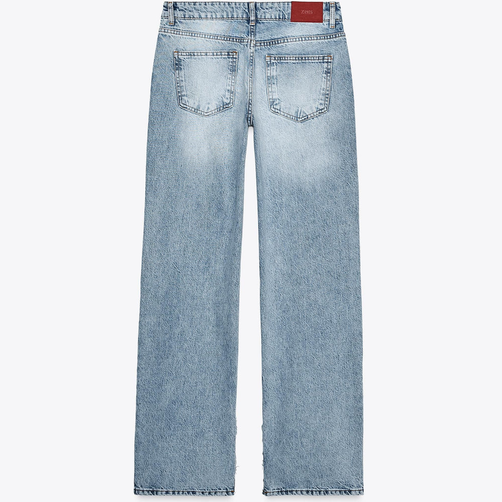 Moudda ZARA - Denim - Taille Basse, Slim Flare & Déchiré - Tunisie 2