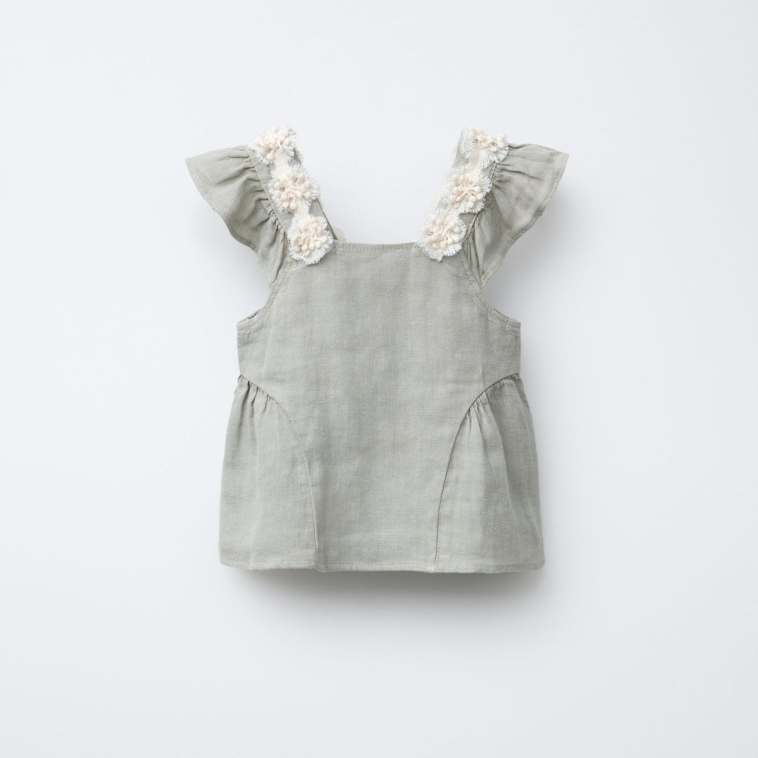 Moudda ZARA - Chemise Enfant - Twinset Lin & Passementerie (Ramadan) - Tunisie 1