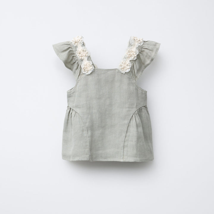 Moudda ZARA - Chemise Enfant - Twinset Lin & Passementerie (Ramadan) - Tunisie 1