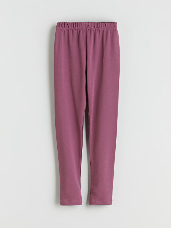 Moudda LC Waikiki - T-shirt jersey stretch basique Fille Prune lumière - Tunisie 1