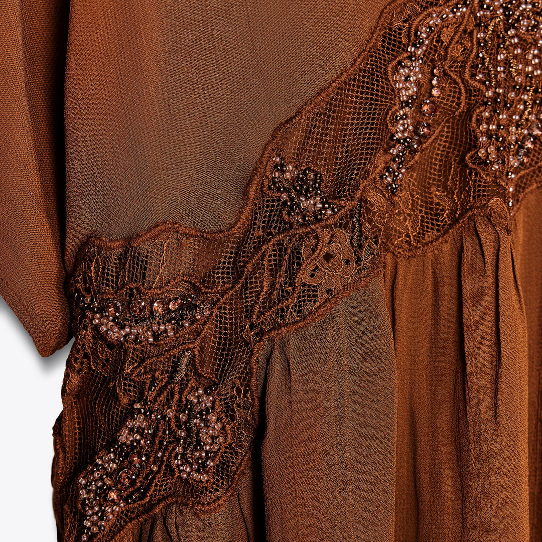 Moudda ZARA - Top Courte - Col Piqué, Broderie & Perles - Tunisie 3