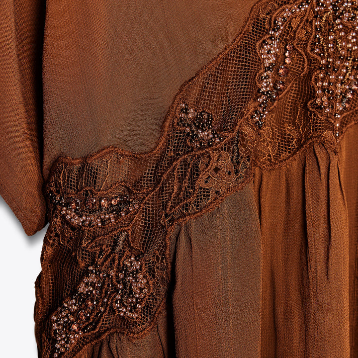 Moudda ZARA - Top Courte - Col Piqué, Broderie & Perles - Tunisie 3