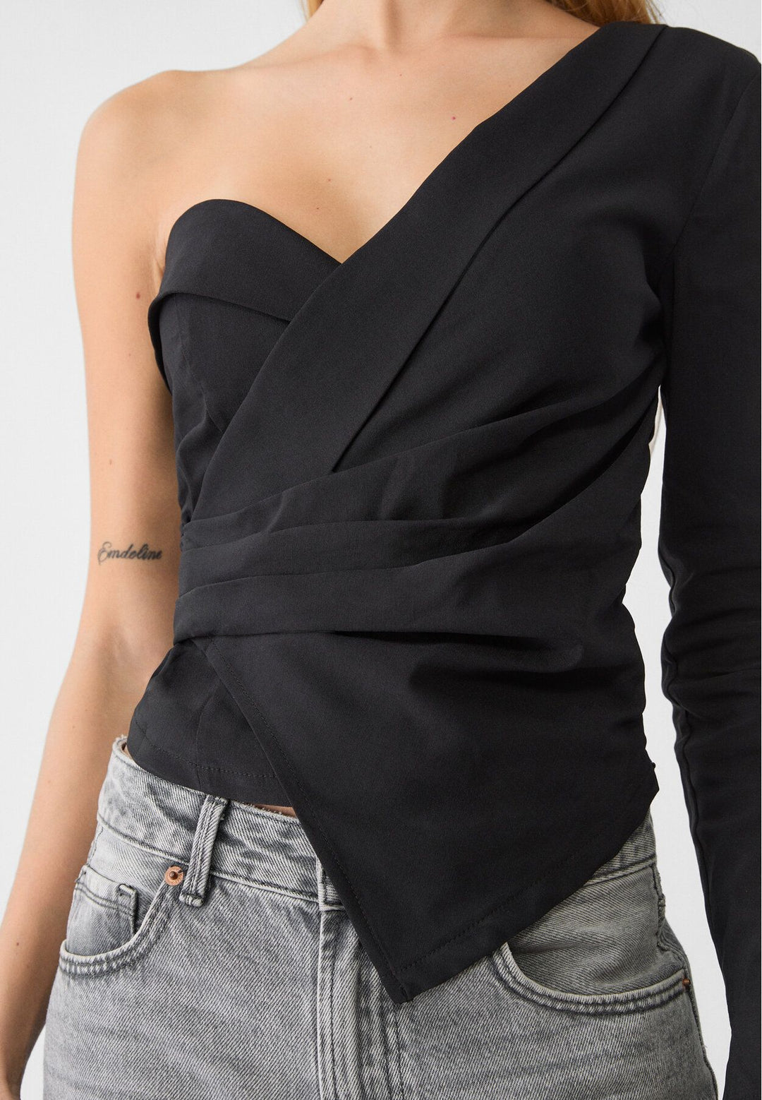 Moudda STRADIVARIUS - Top Asymétrique Fitted - Tunisie 4