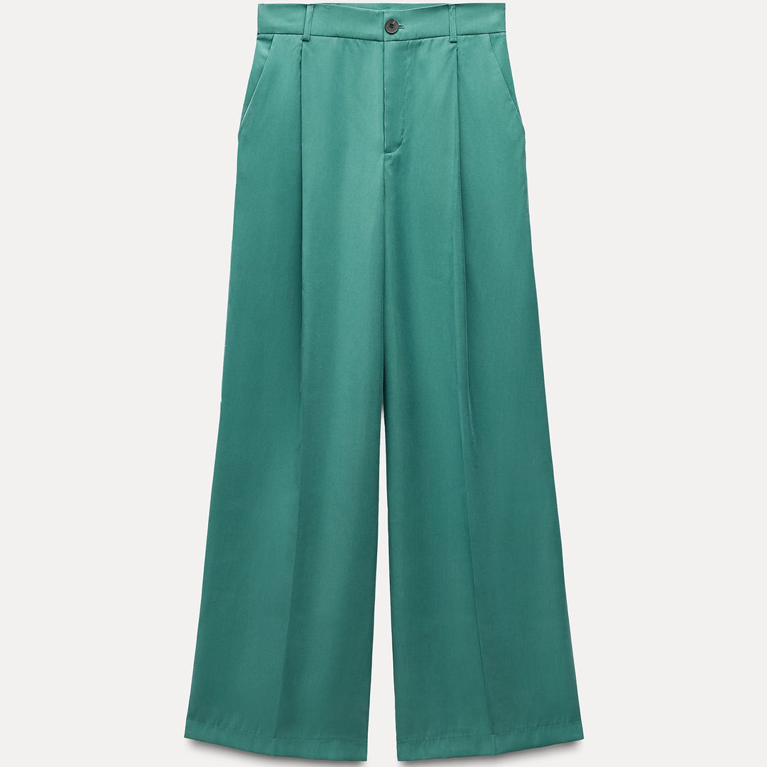 Moudda ZARA - Pantalon fluide taille haute pli devant - Tunisie 2