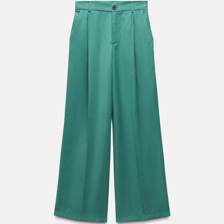 Moudda ZARA - Pantalon fluide taille haute pli devant - Tunisie 2