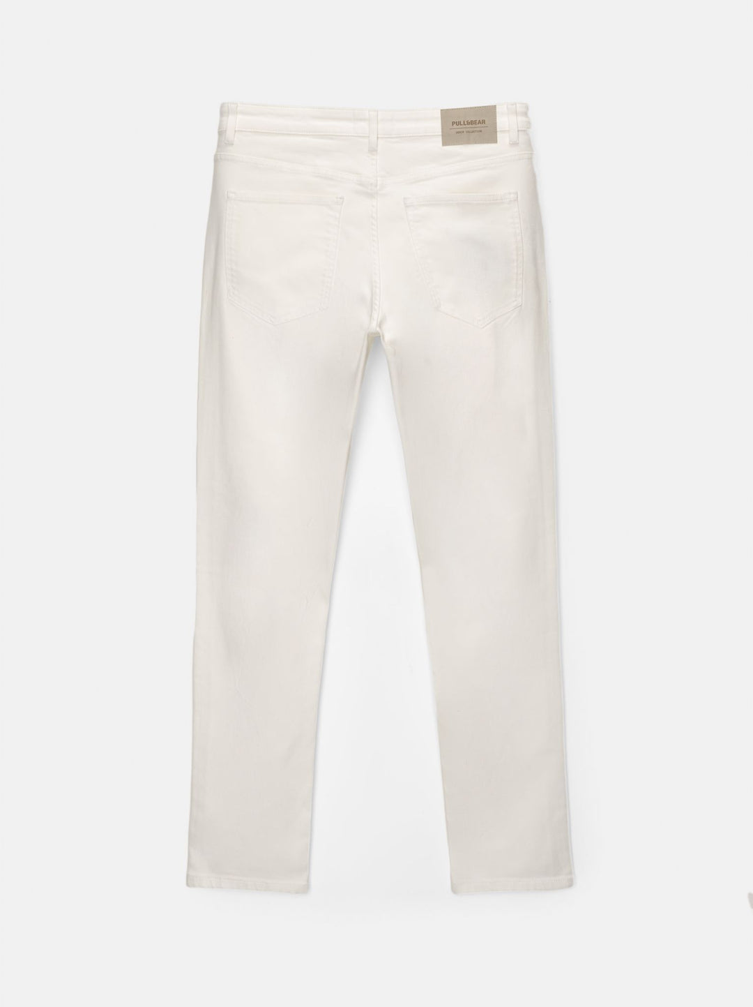 Moudda PULL & BEAR - Pantalon Denim Slim Confort Écru - Tunisie 1