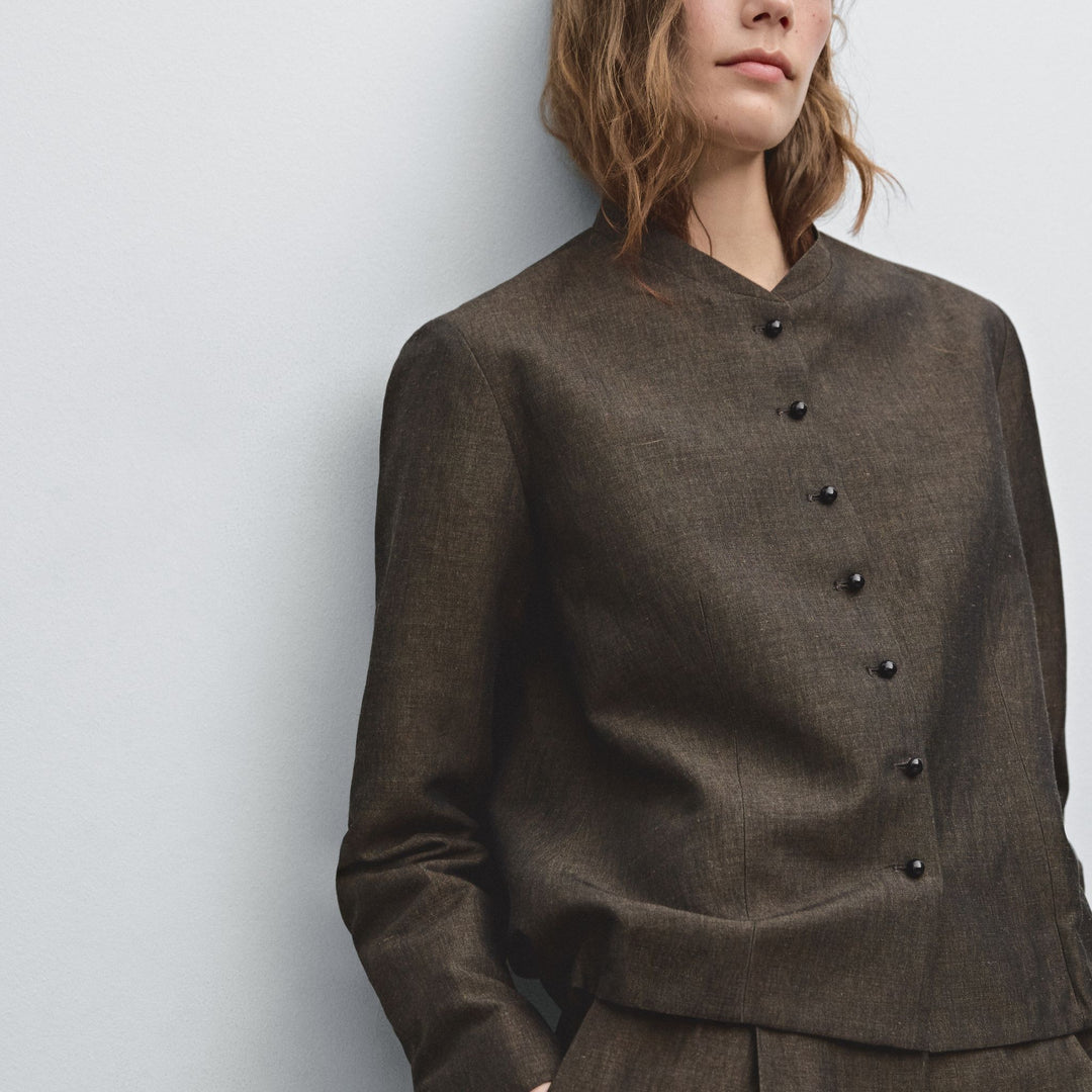 Moudda Massimo Dutti - Veste - Boutons Délavés - Tunisie 8