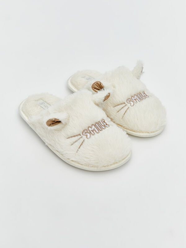 Moudda LC Waikiki - Pantoufles maison Fille Ecru - Tunisie 1