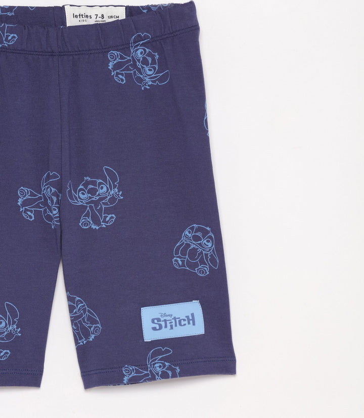 Moudda Lefties - Legging Court - AOP Stitch (Licence Fille) - Tunisie 4