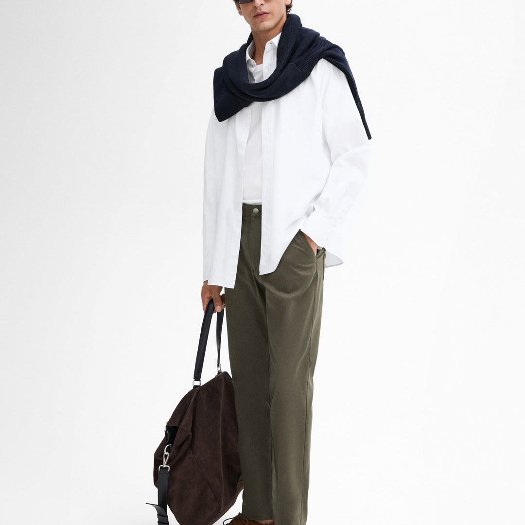 Moudda Massimo Dutti - Pantalon jean coton élégant 5 poches fuselé - Tunisie 8