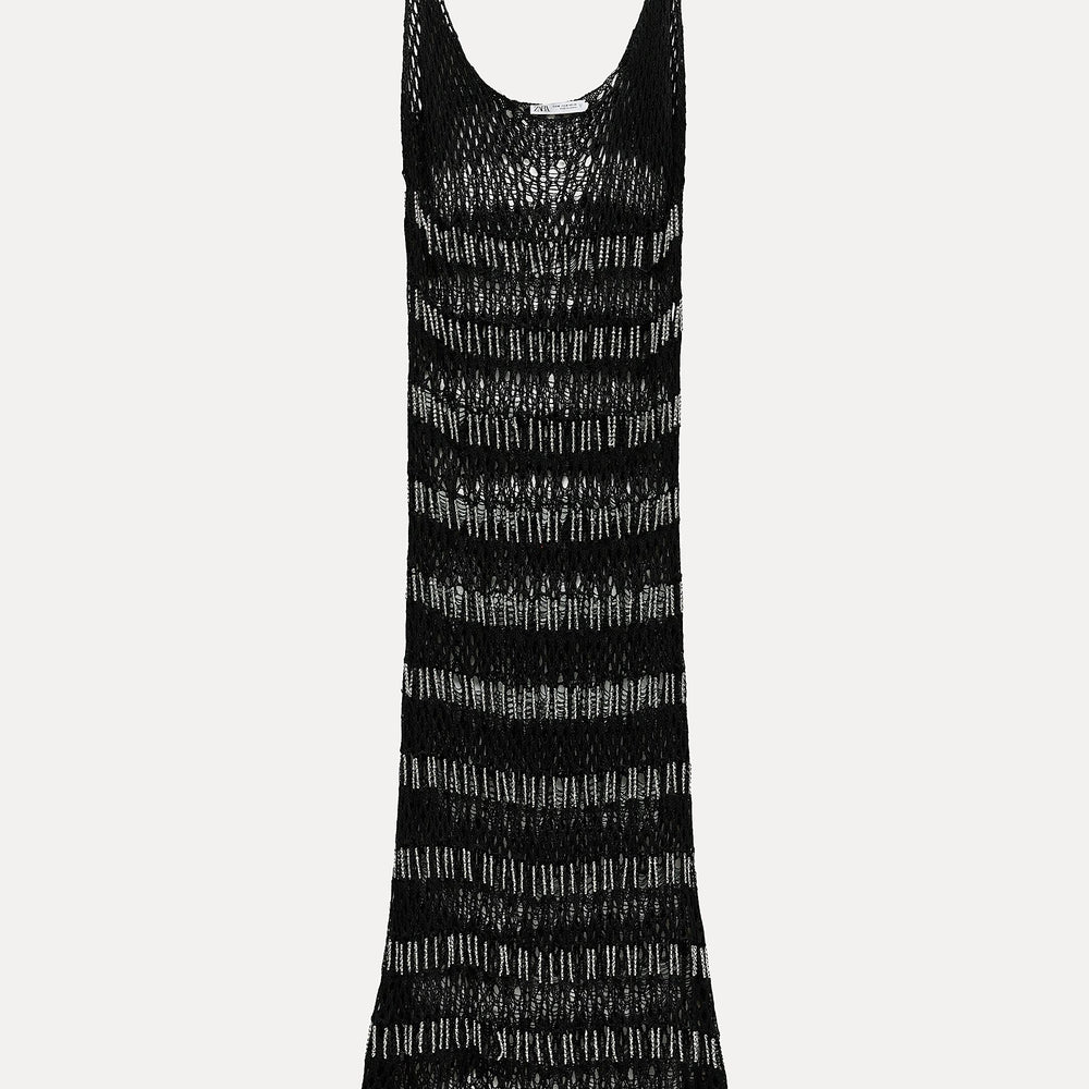 Moudda ZARA - Robe Midi en Résille à Strass - Tunisie 2