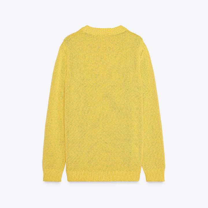 Moudda ZARA - Pull Homme - Col Caja & Manches Longues (Jaune) - Tunisie 2
