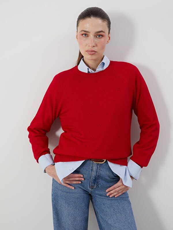 Moudda LC Waikiki - Cv tricot pullover mid pour Femmes - Tunisie 1