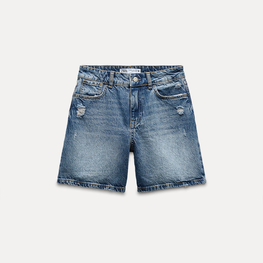 Moudda ZARA - Bermuda Taille Moyenne Délavé - Tunisie 2