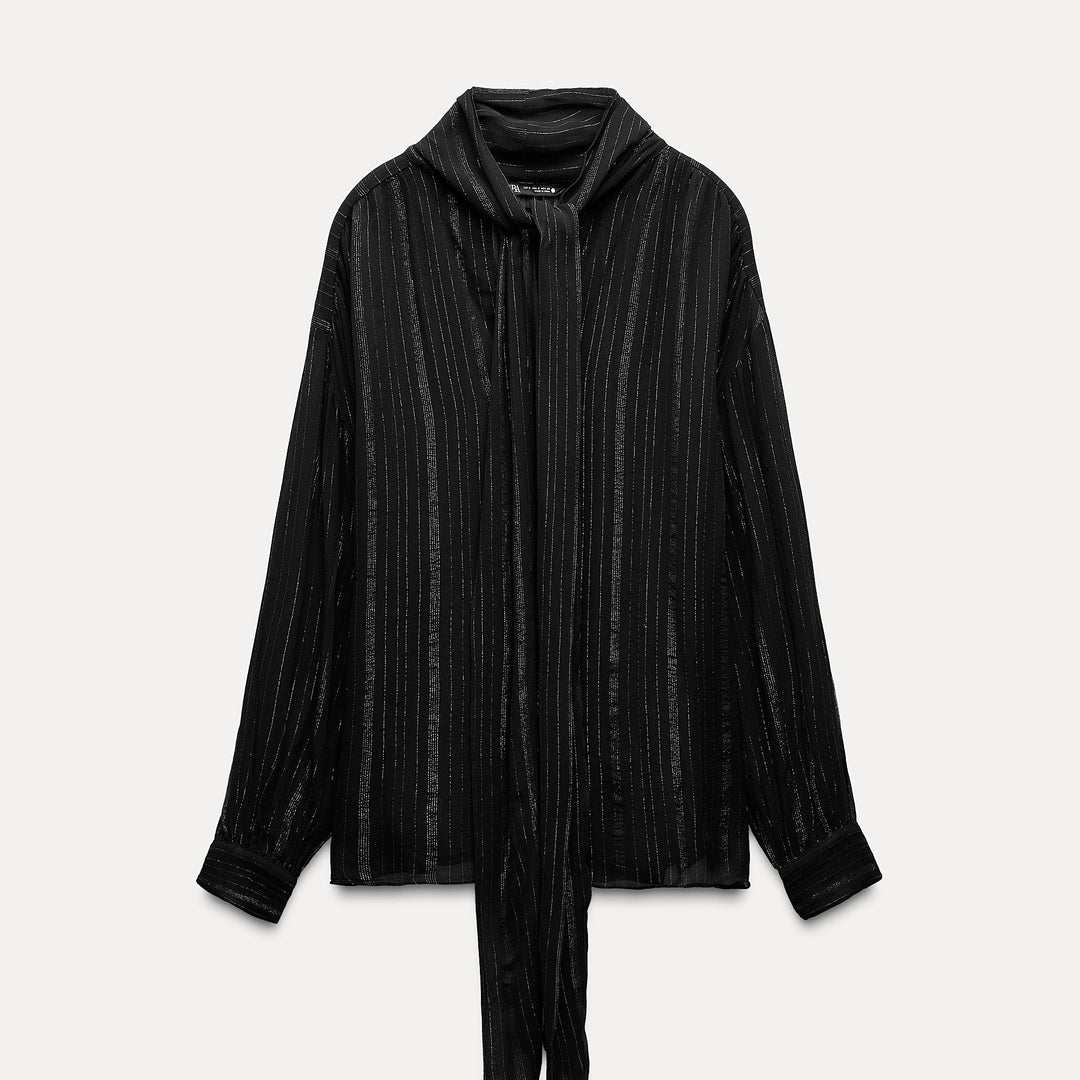 Moudda ZARA - Chemise manches longues foulard lurex - Tunisie 1