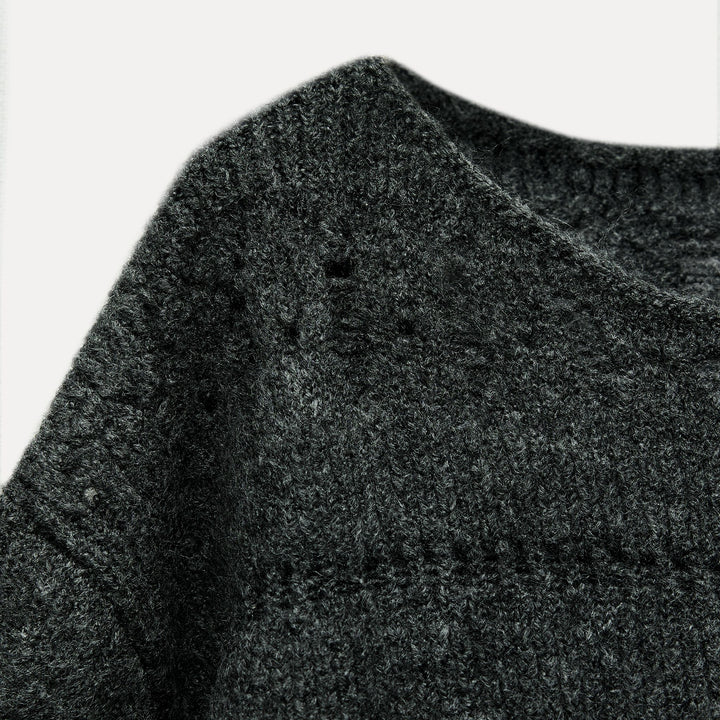 Moudda ZARA - Sweat Col Rond en Crochet Doux - Tunisie 3